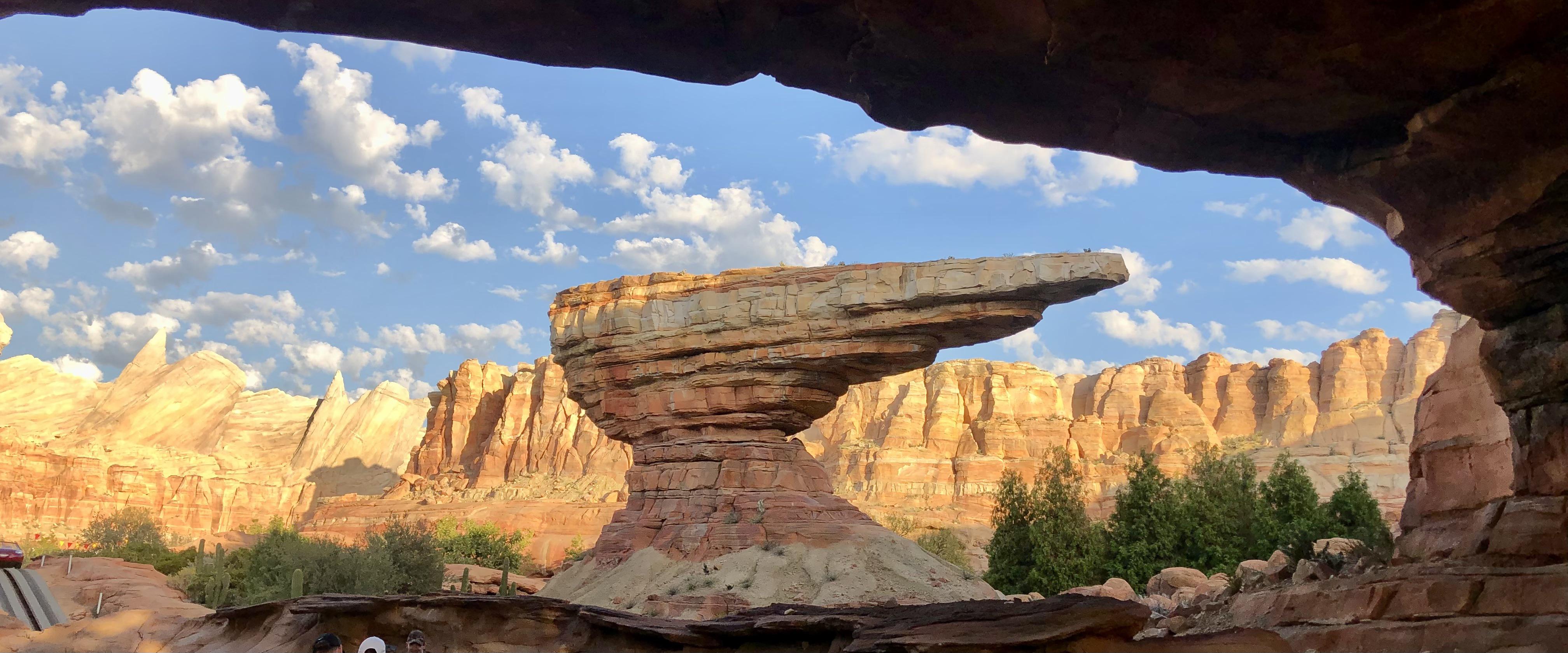 Cars Land today matched Andy's