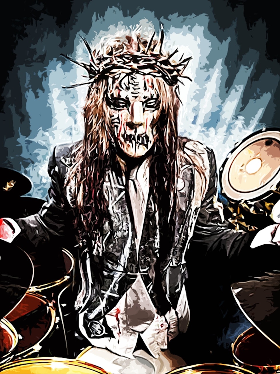 King Of The Drums Joey Jordison Canvas