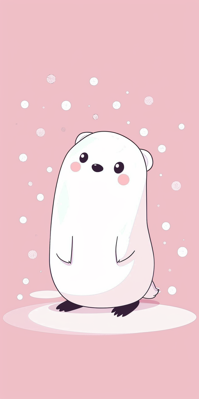 HD Mobile Wallpaper of Cute Polar Bears