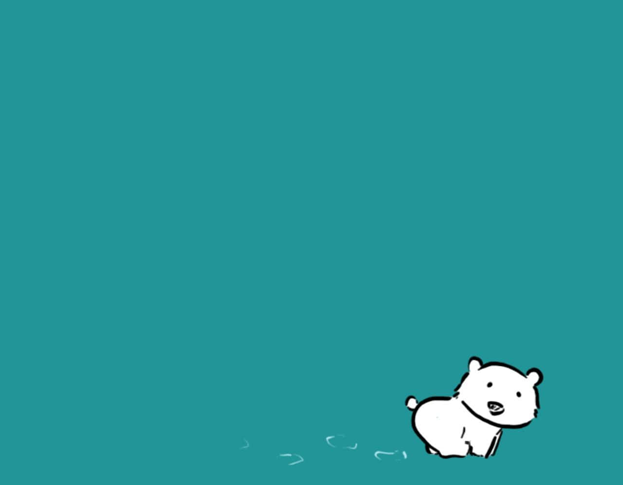 Download Adorable Cartoon Polar Bear