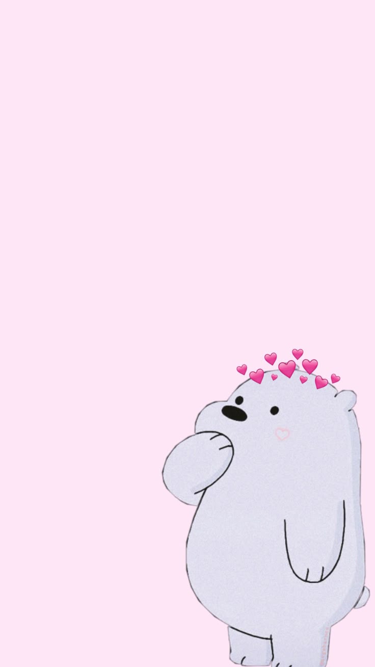 Ice bear cute lockscreen wallpaper