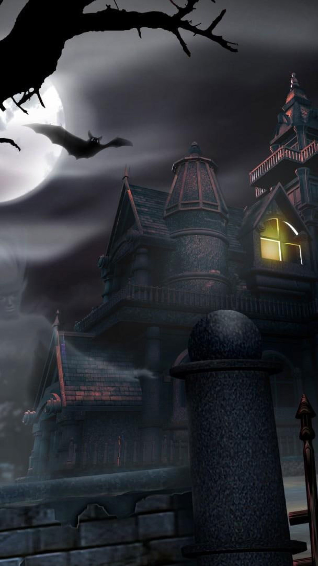 Haunted House Wallpaper
