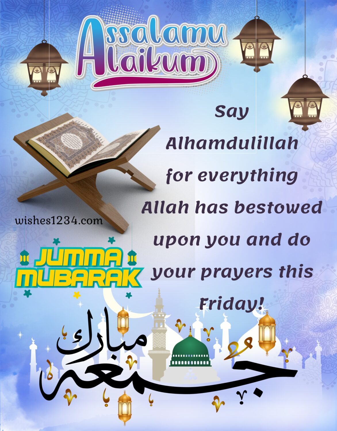 Beautiful Jumma Mubarak Image With