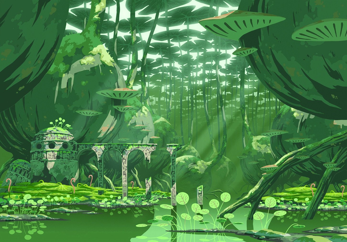 Background From Ōban Star Racers