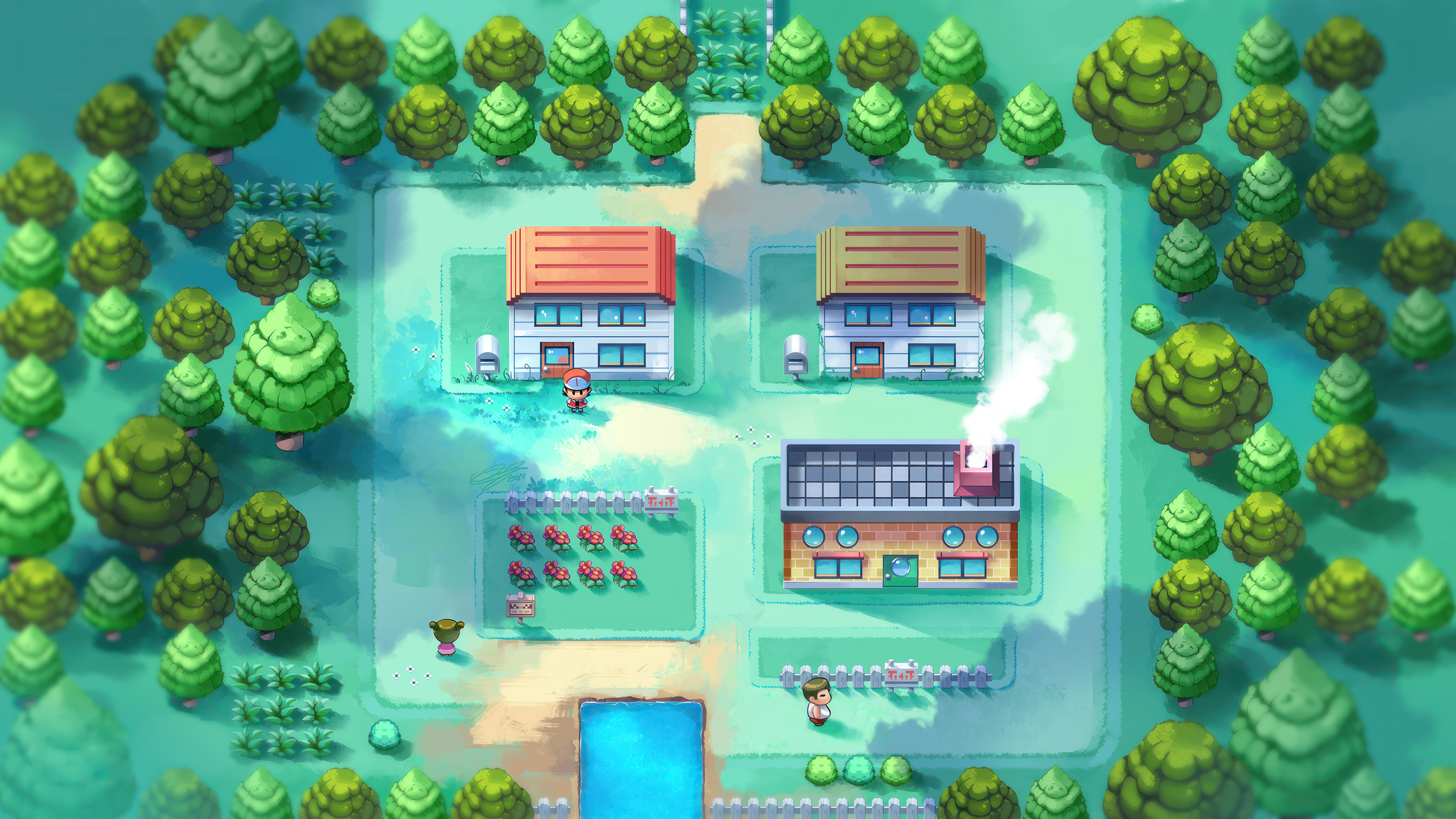 Pokémon: Pallet Town [3840x2160], r