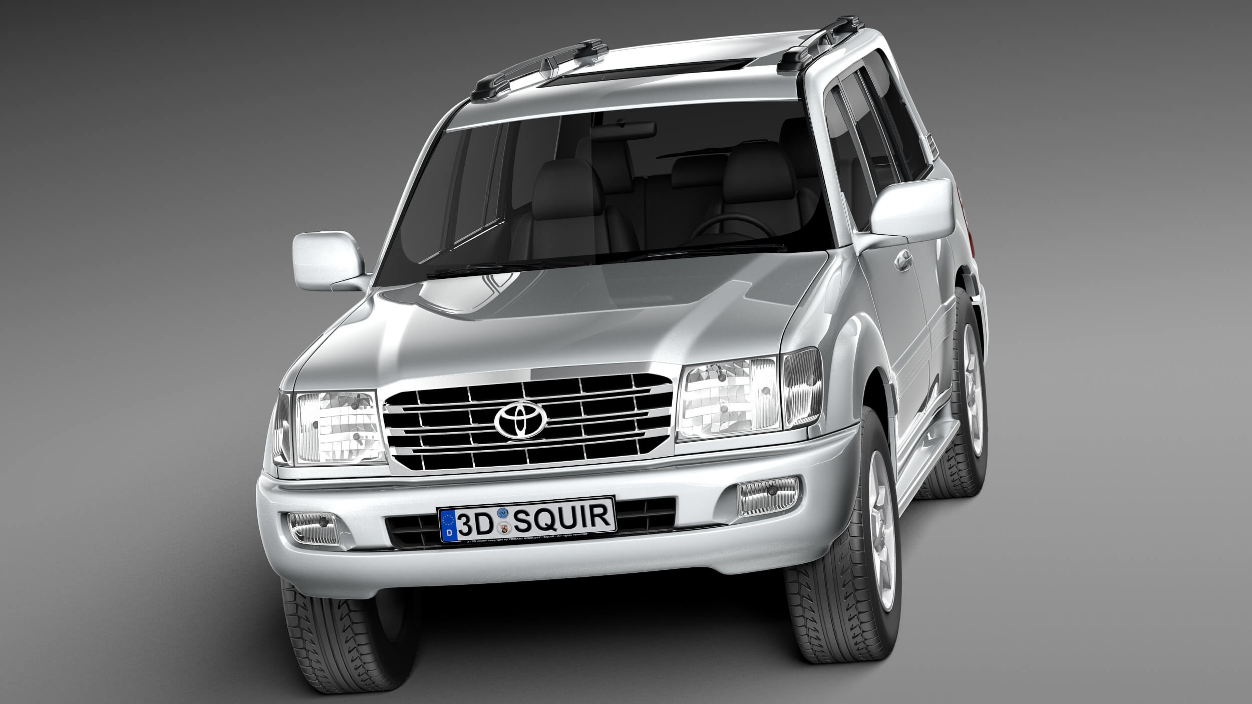 Toyota Land Cruiser J100 1997 2007 3D