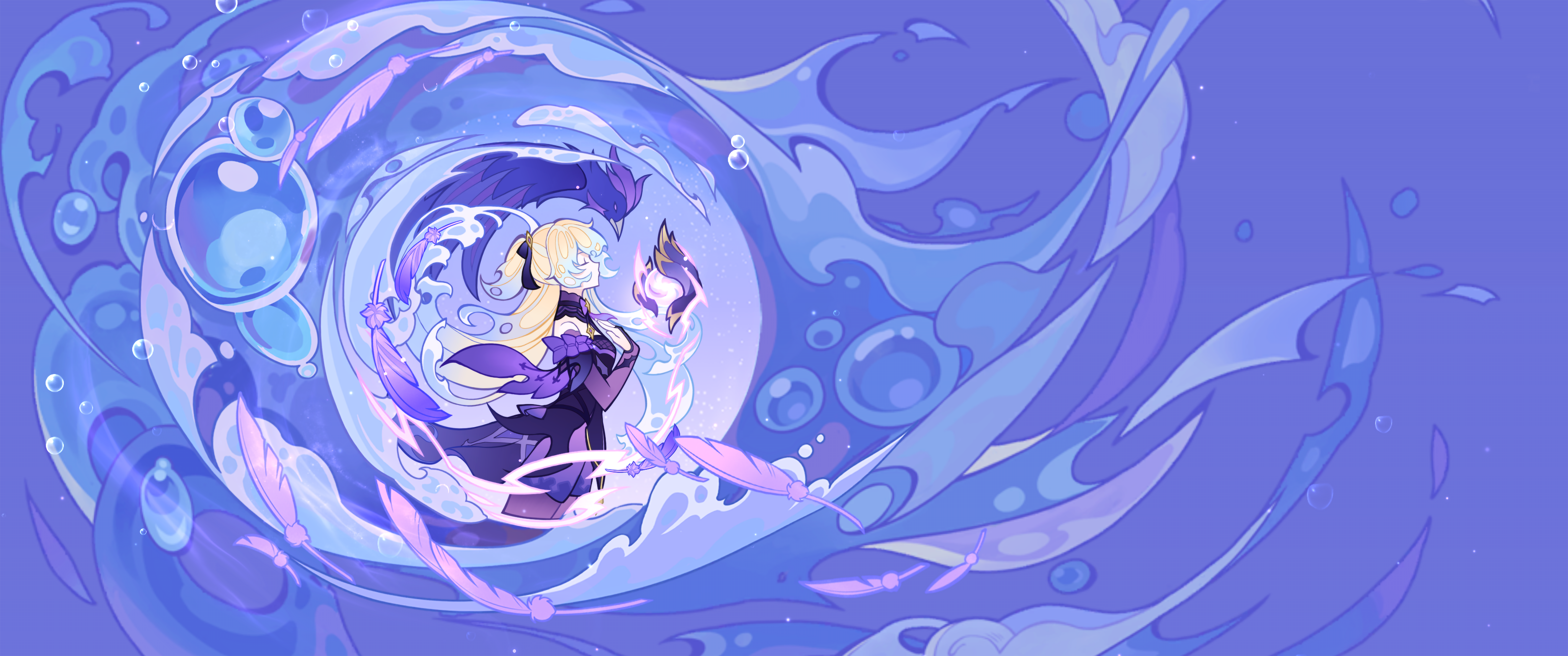 Summer Fantasia Character Wallpaper