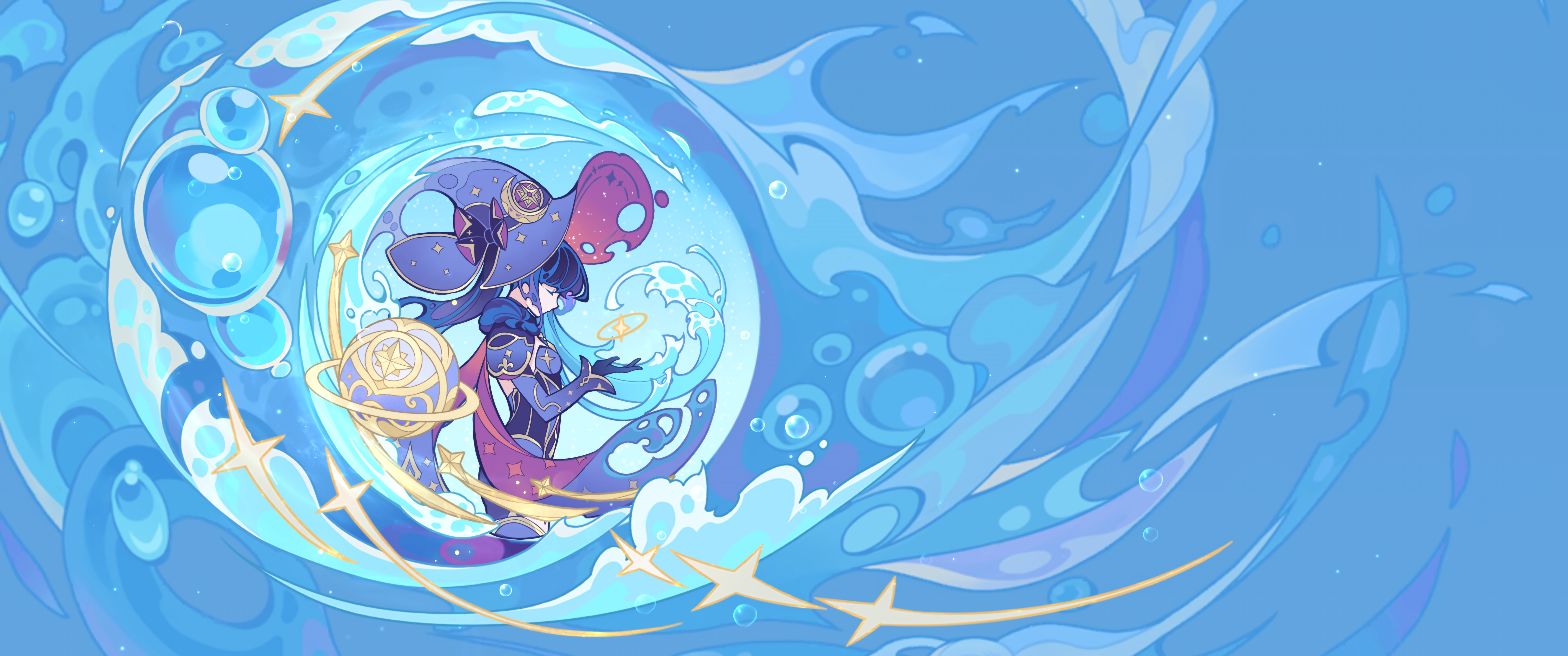 Summer Fantasia Character Wallpaper