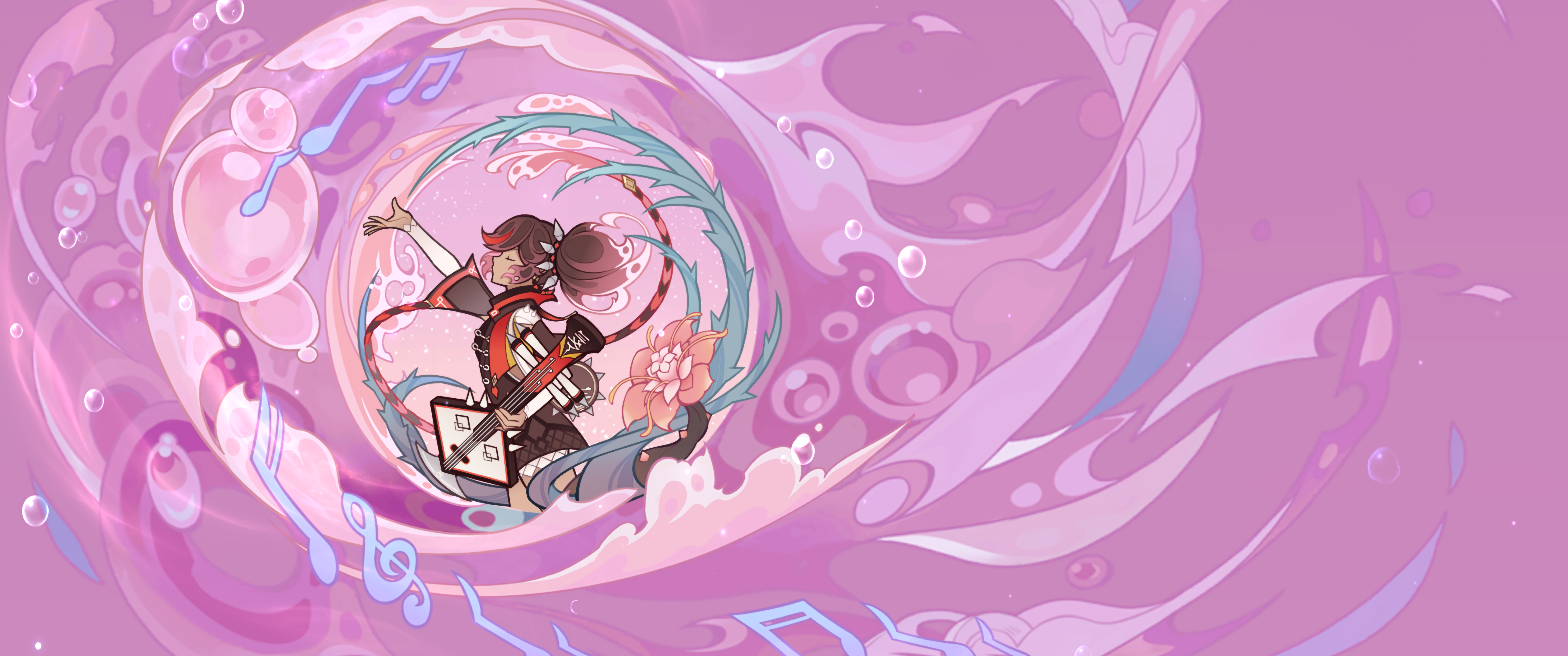 Summer Fantasia Character Wallpaper