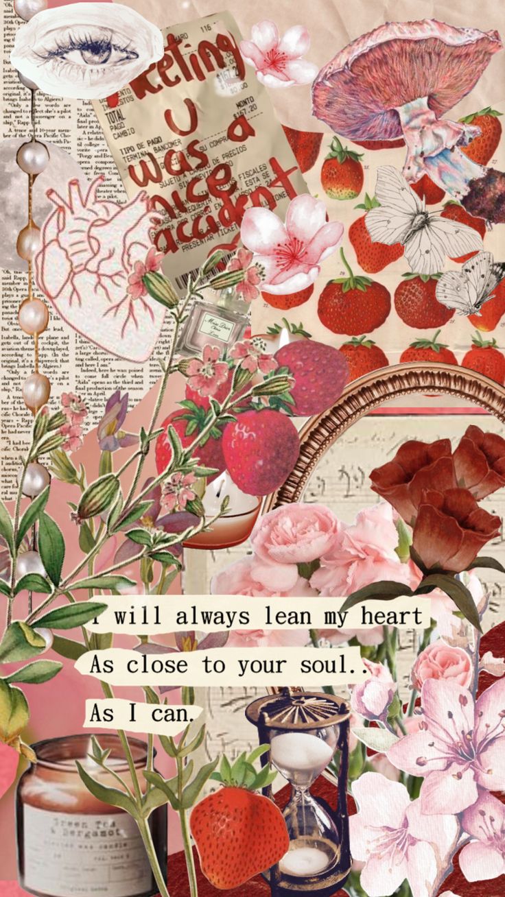 strawberry #pink #red #flowers