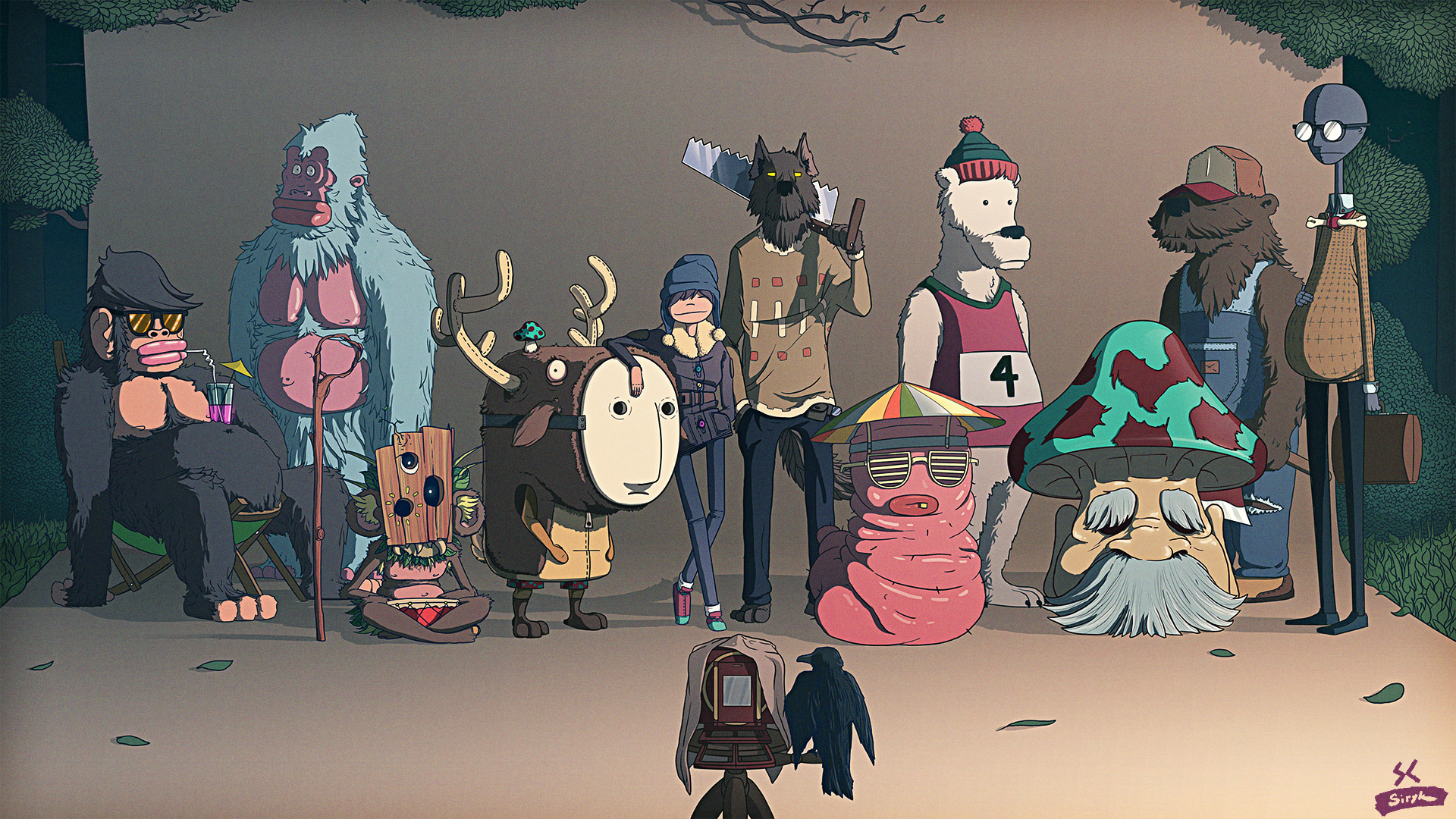 Video Game Summer Catchers HD Wallpaper