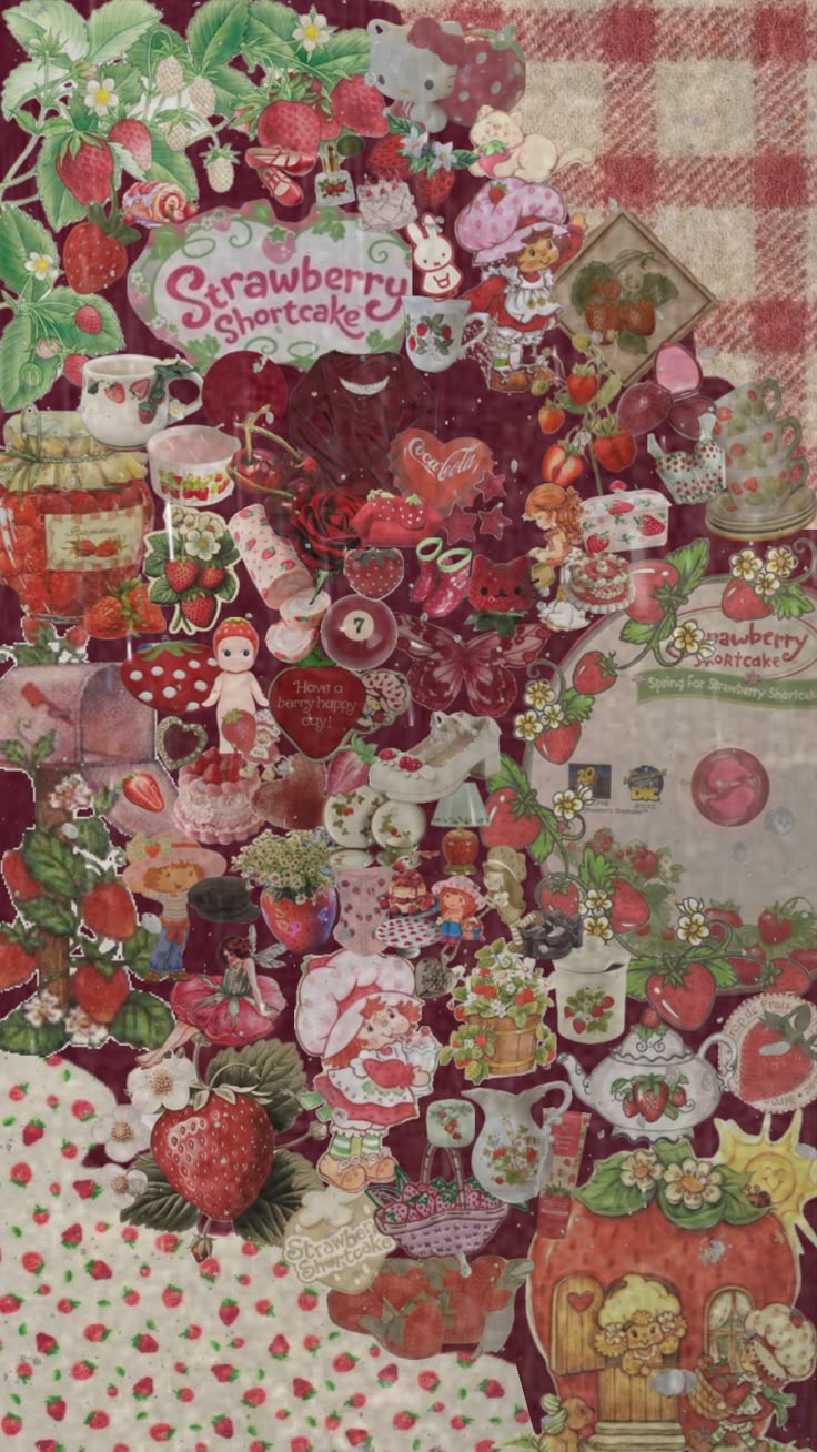 strawberryshortcake#cute#aesthetic#red