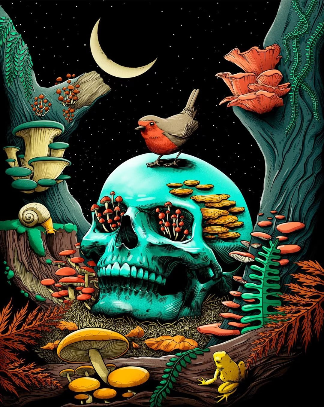 5D DIY Halloween Skulls Diamond Art