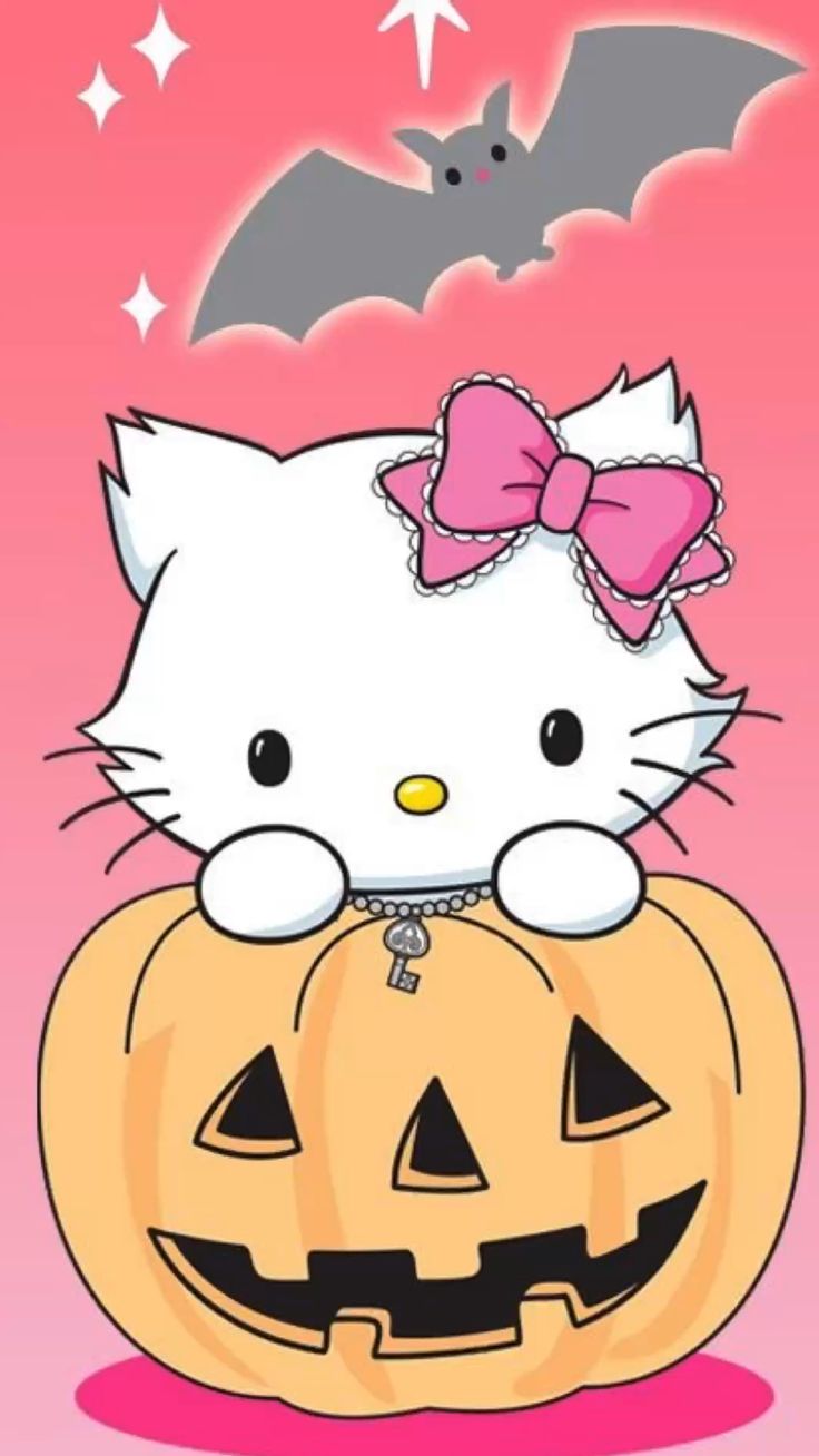 Hello Kitty Wallpaper 4K, Halloween costume, 5K