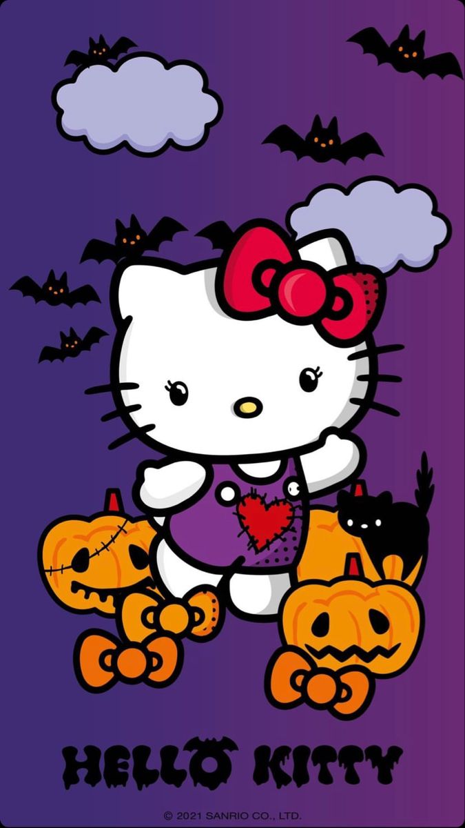 hello kitty halloween wallpaper