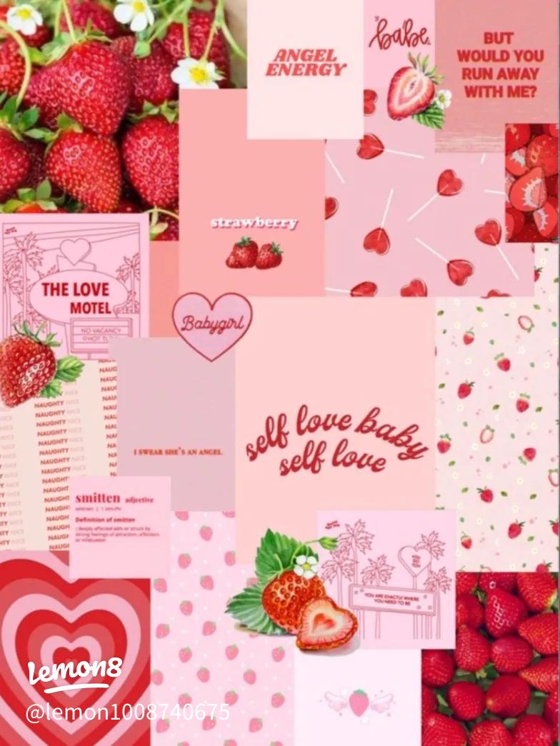 Strawberry wallpaper!Who else loves