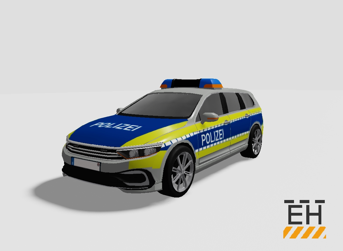 Police Vehicles. Emergency Hamburg