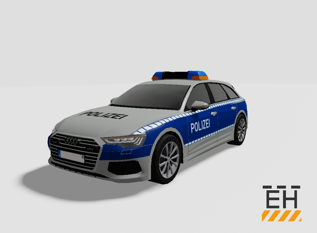 Police Vehicles. Emergency Hamburg