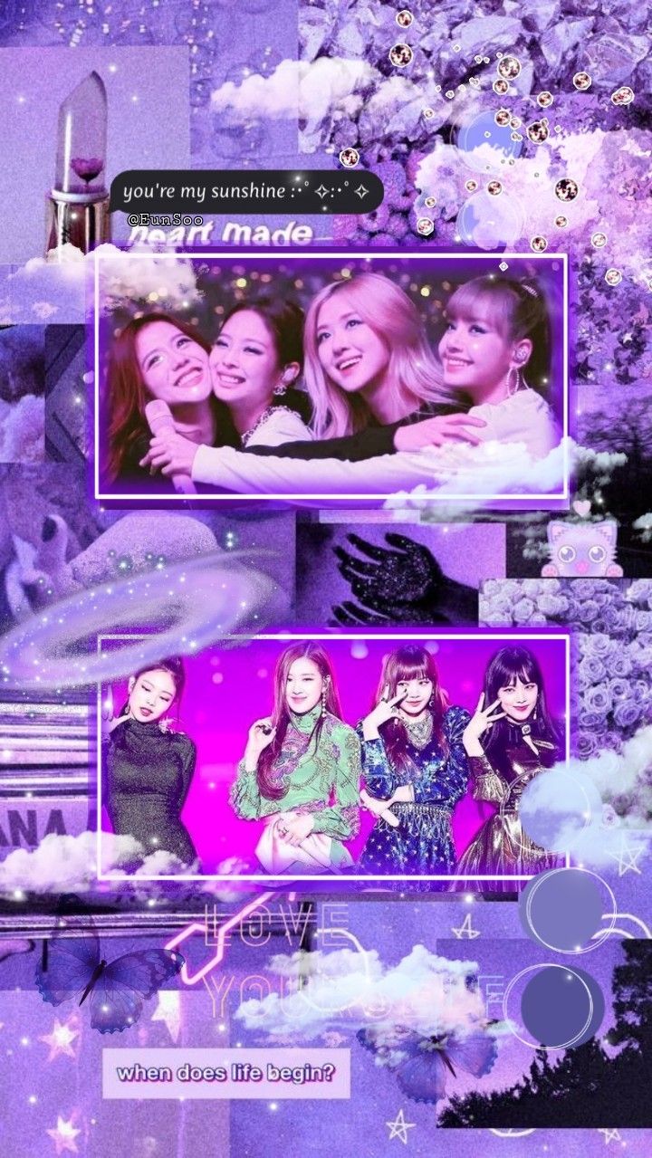 Blackpink Purple Aesthetic Wallpaper