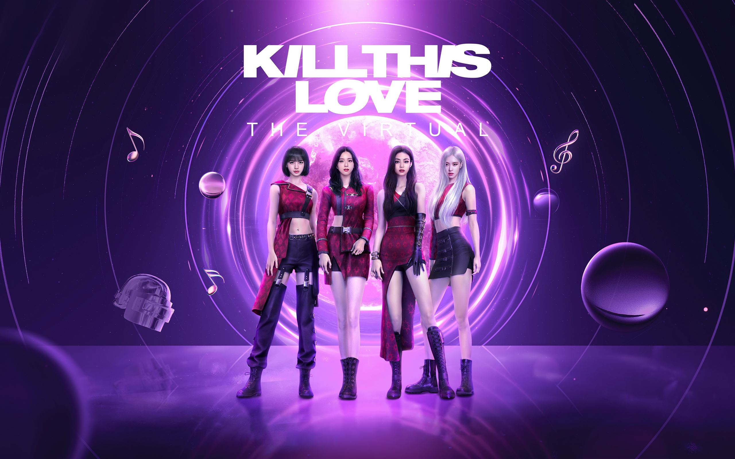 pubg x blackpink 2022 5k iMac Wallpaper