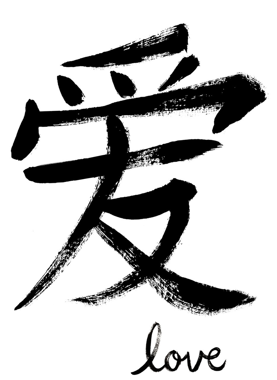Chinese Character Wall Art Kit