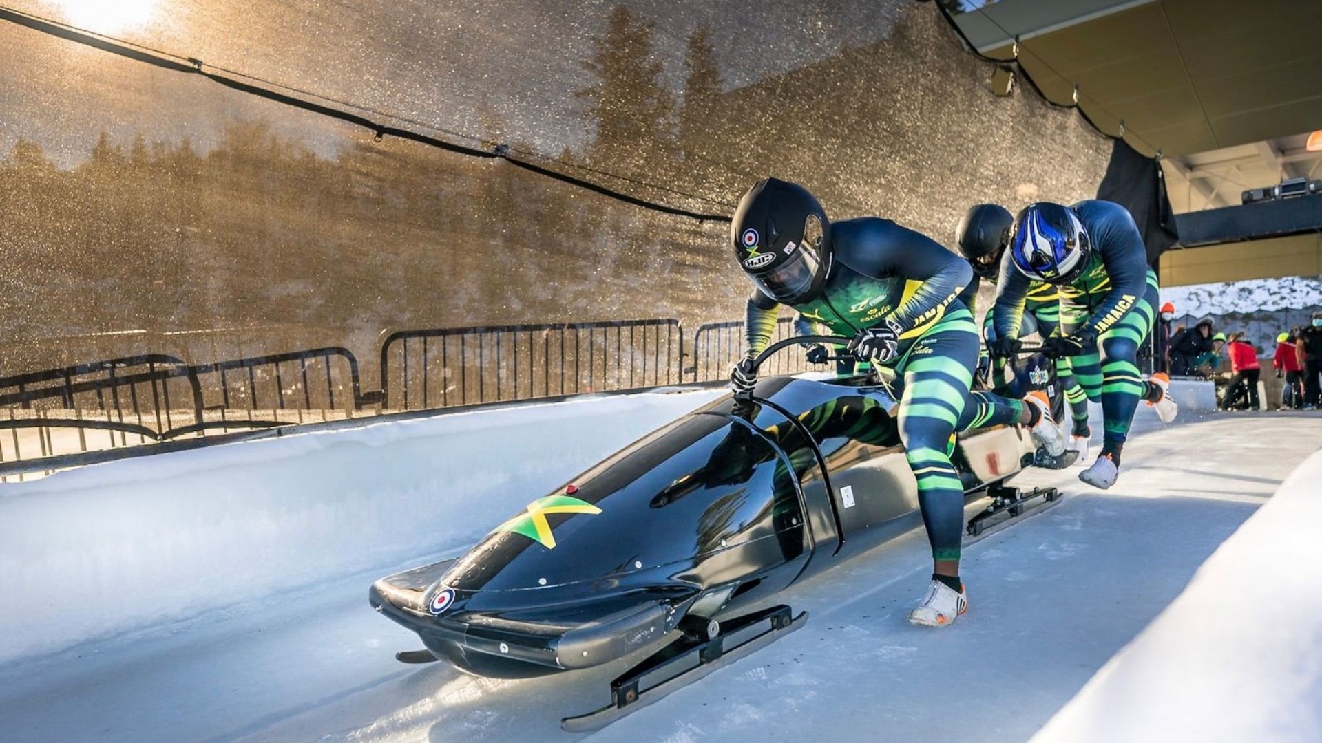 The 2022 Jamaica Bobsleigh Team to be