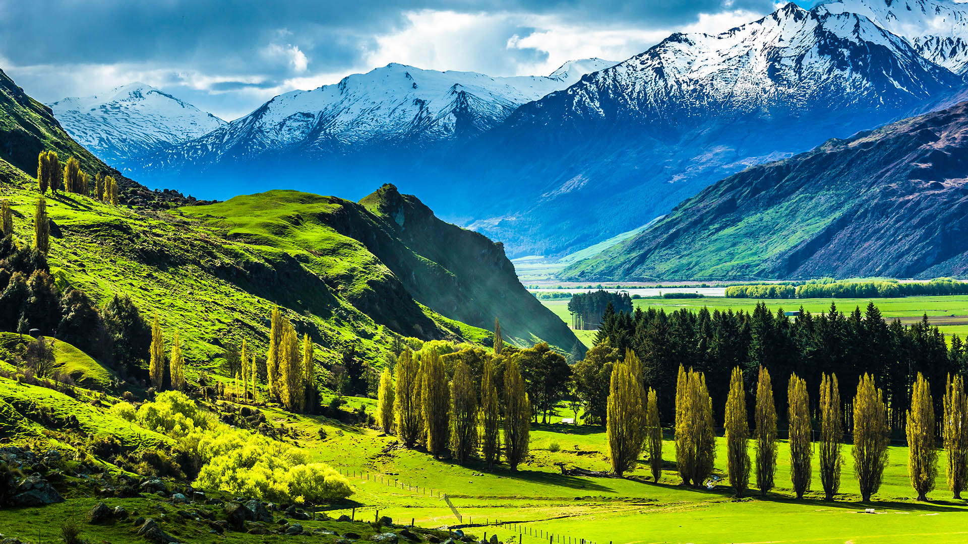 Treble Cone ski area at Glendhu Bay