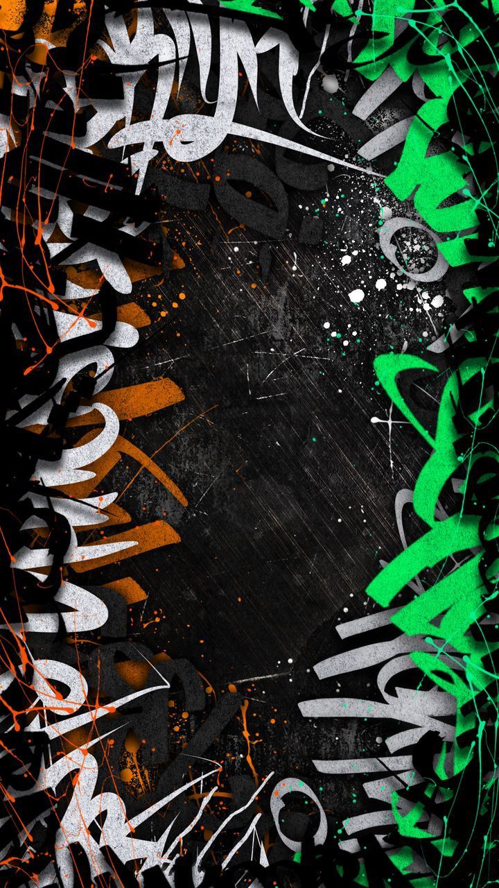 Wallpaper graffiti, frame, abstraction