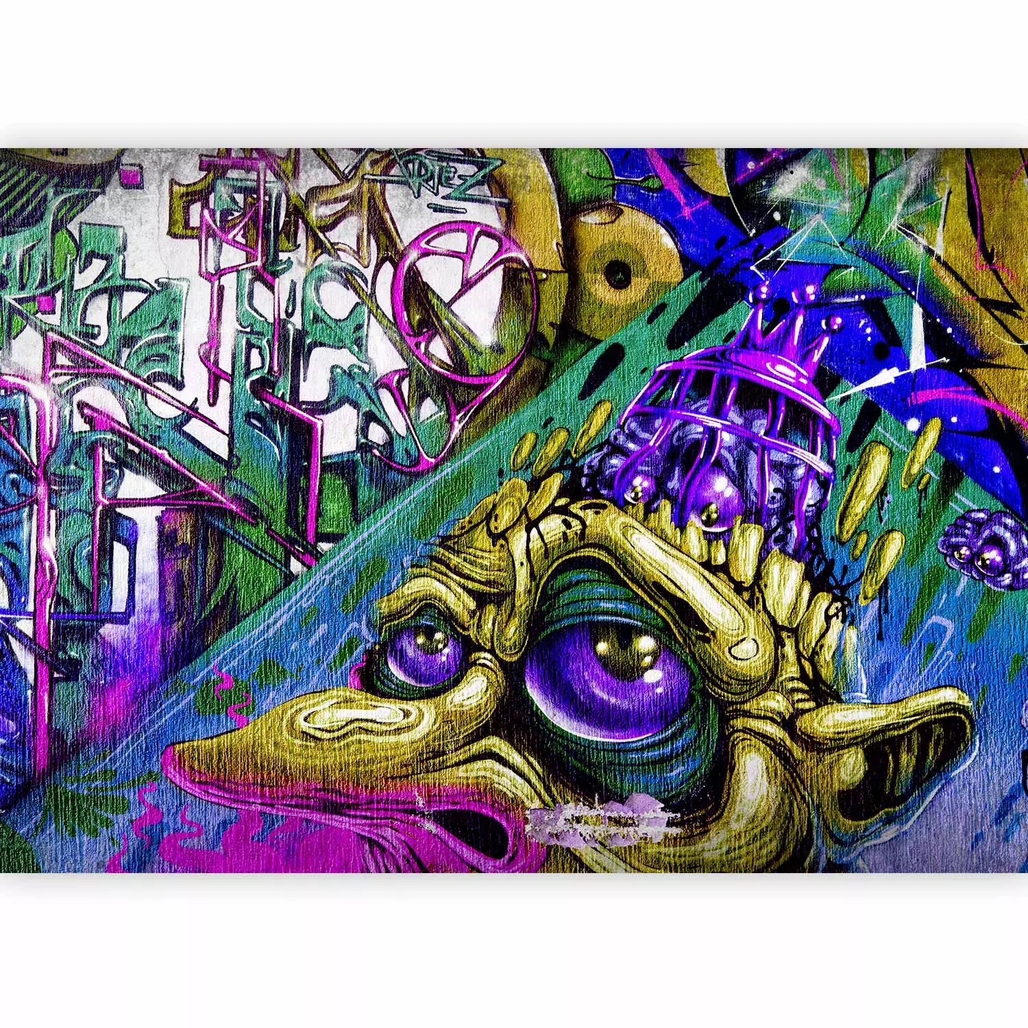 Photo Wallpaper Street art blue