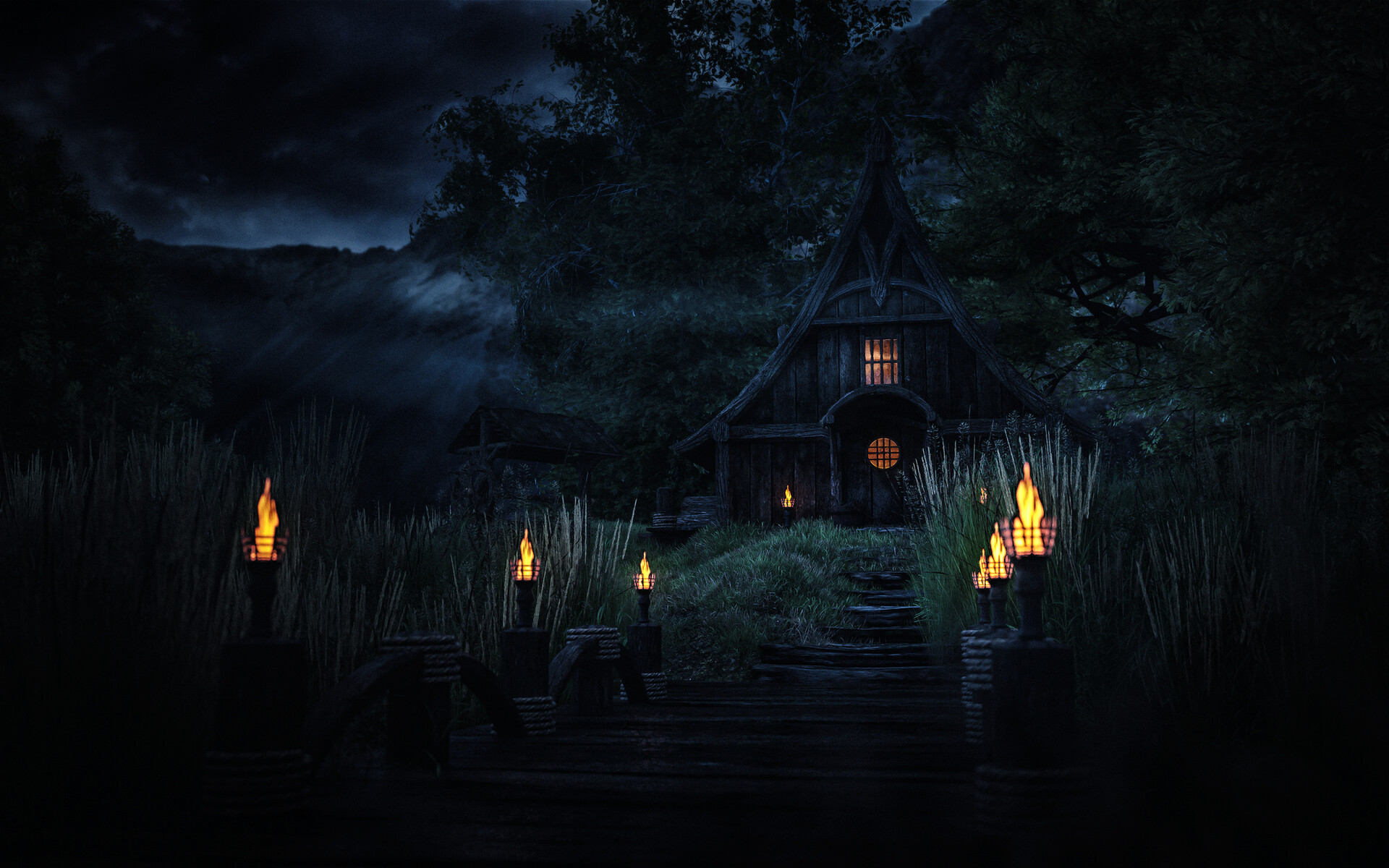 Fantasy Viking Village