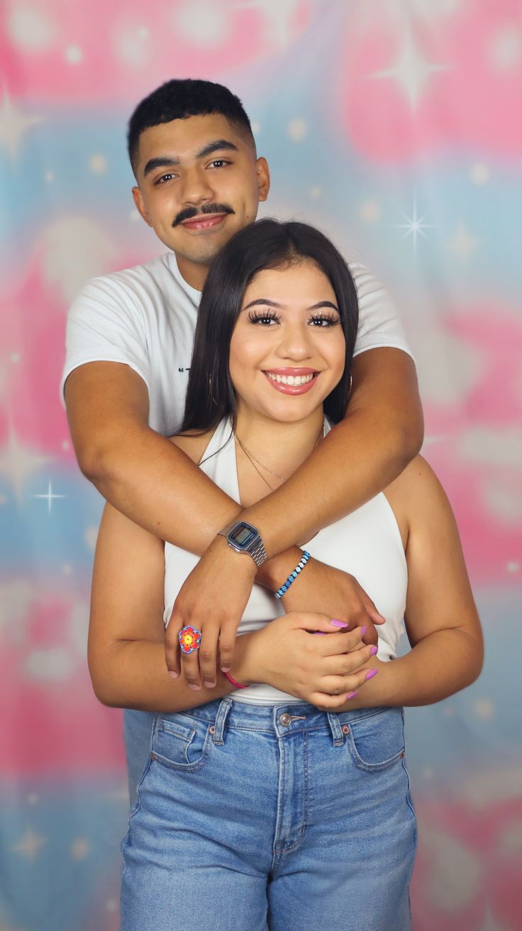 90s couple photohoot