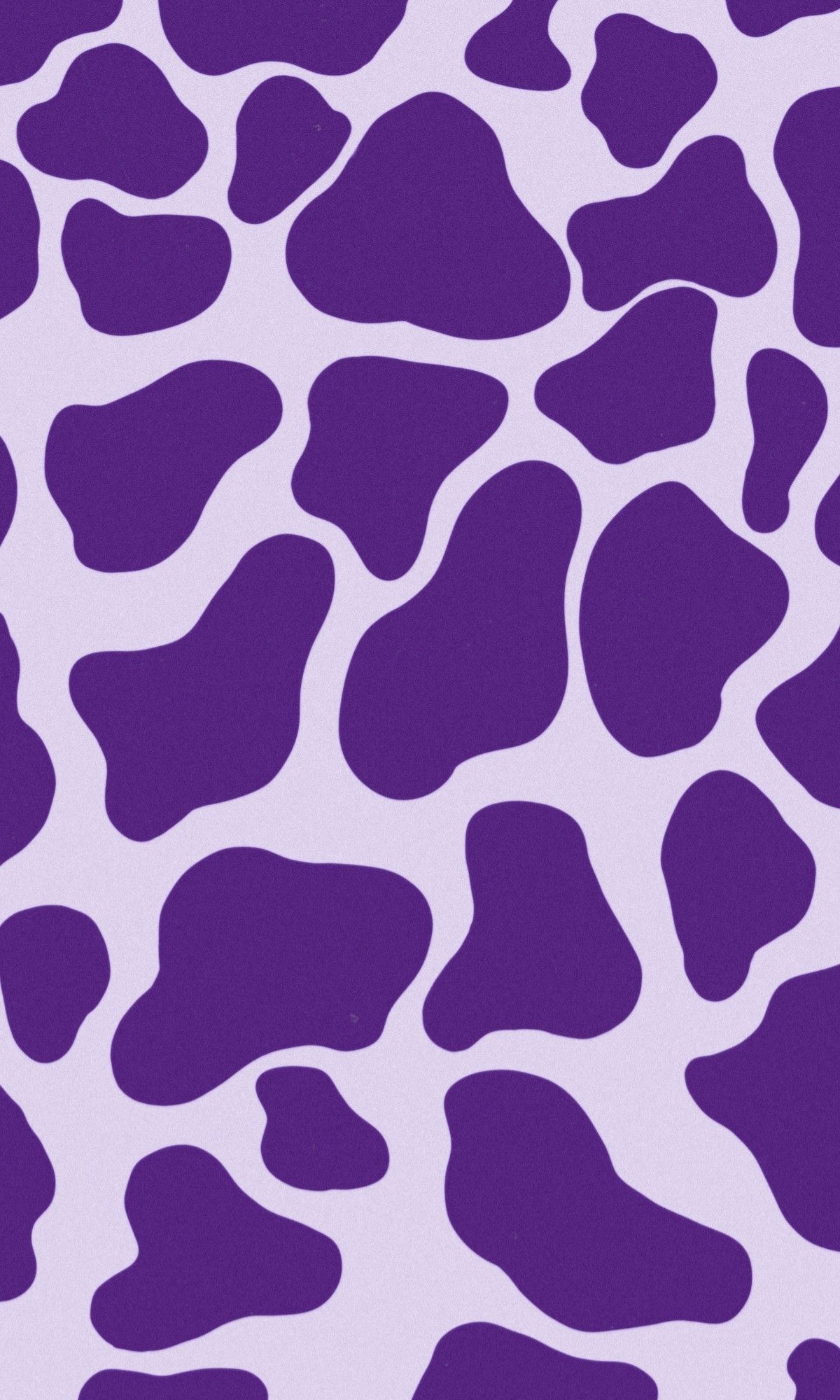 Lavender Cow Print Wallpaper
