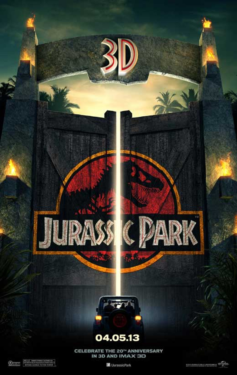 Jurassic Park Movie Poster Print 11 x