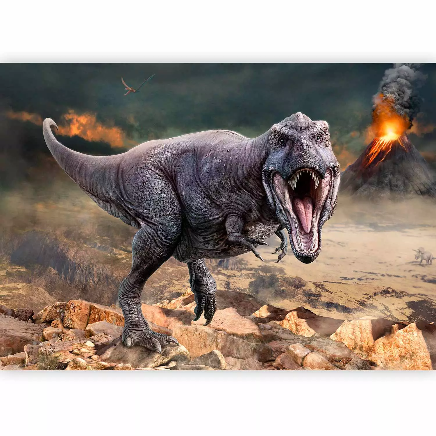 Photo Wallpaper Menacing tyrannosaurus
