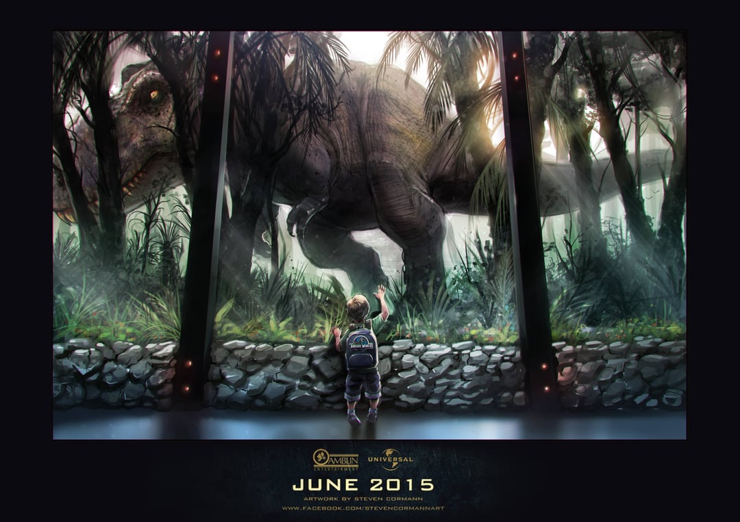 Awesome fan made poster for Jurassic