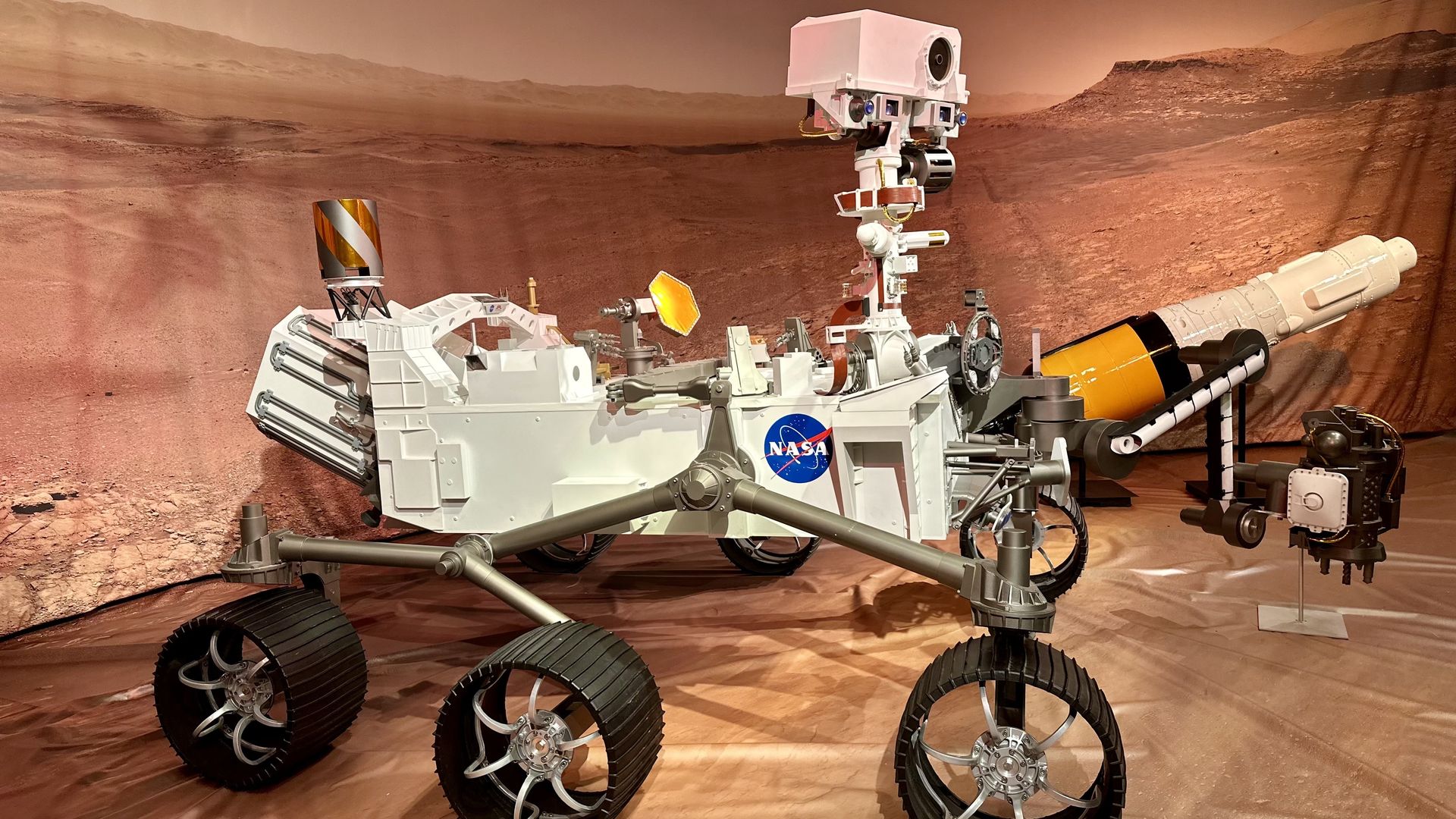 Mars rover Perseverance replica