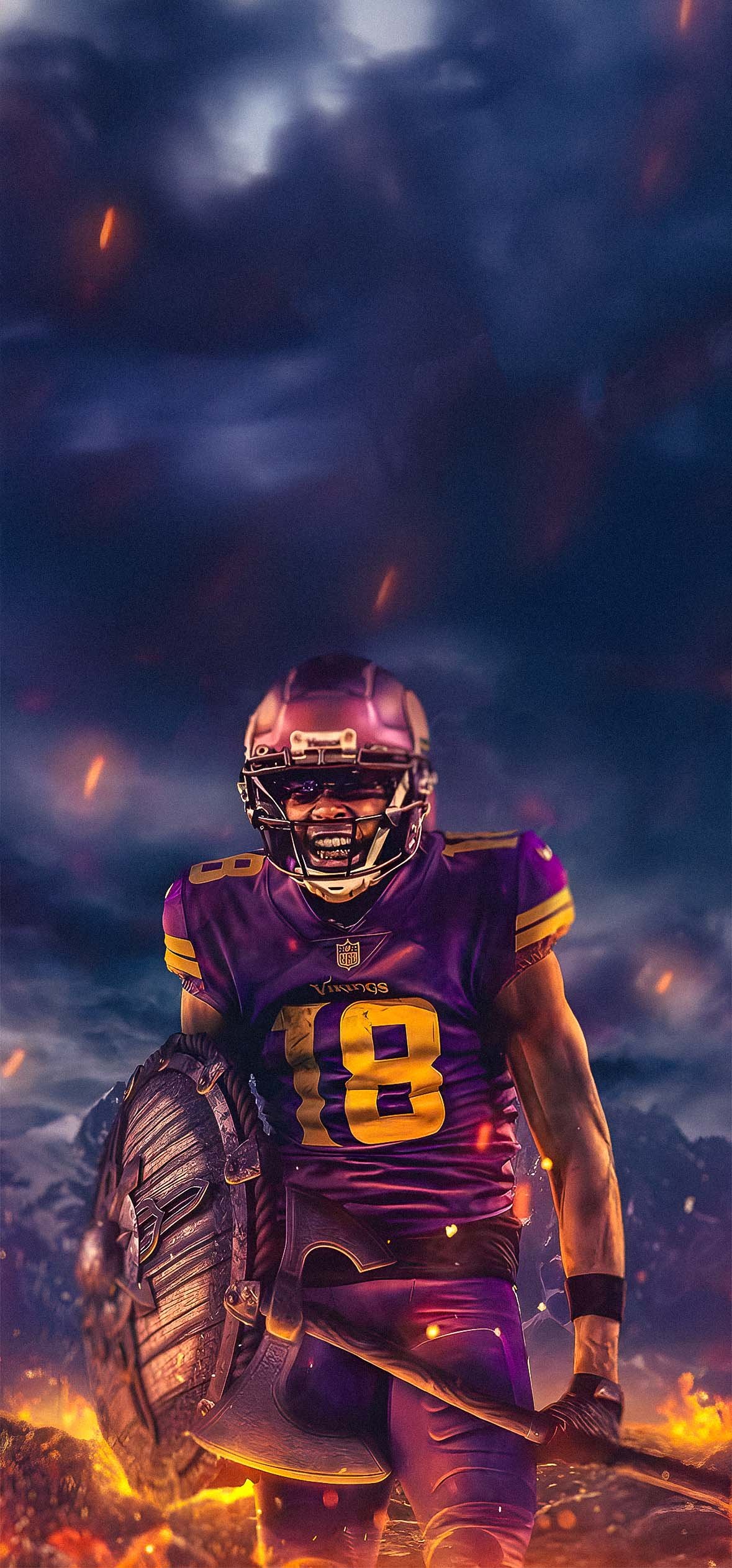 Minnesota Vikings Wallpaper 4k iPhone