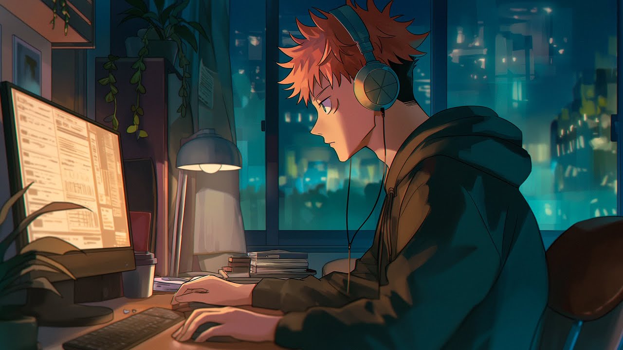 anime lofi music. chill beats to relax
