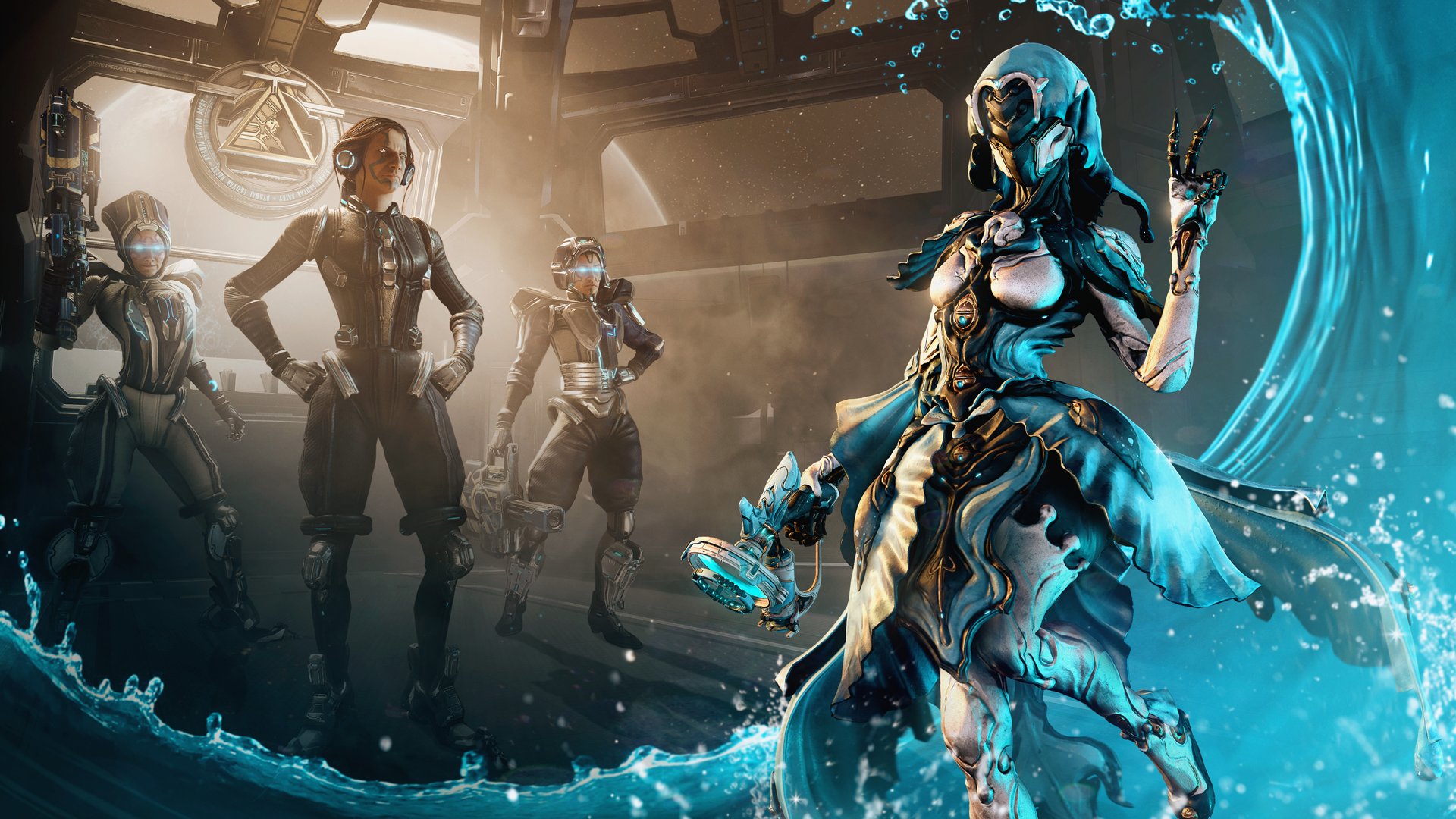waves as the aquatic #Warframe Yareli