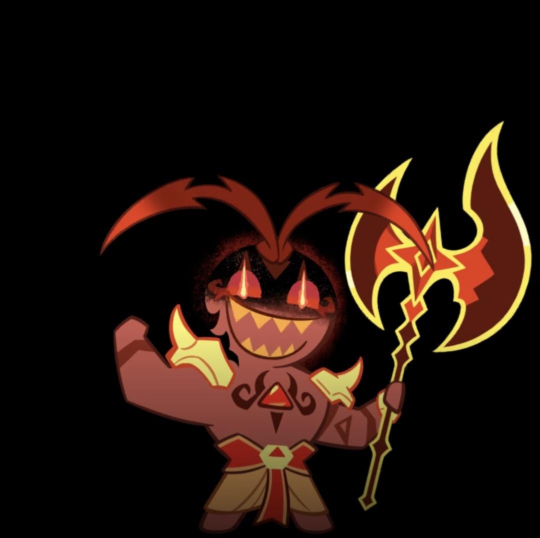 burning spice cookie