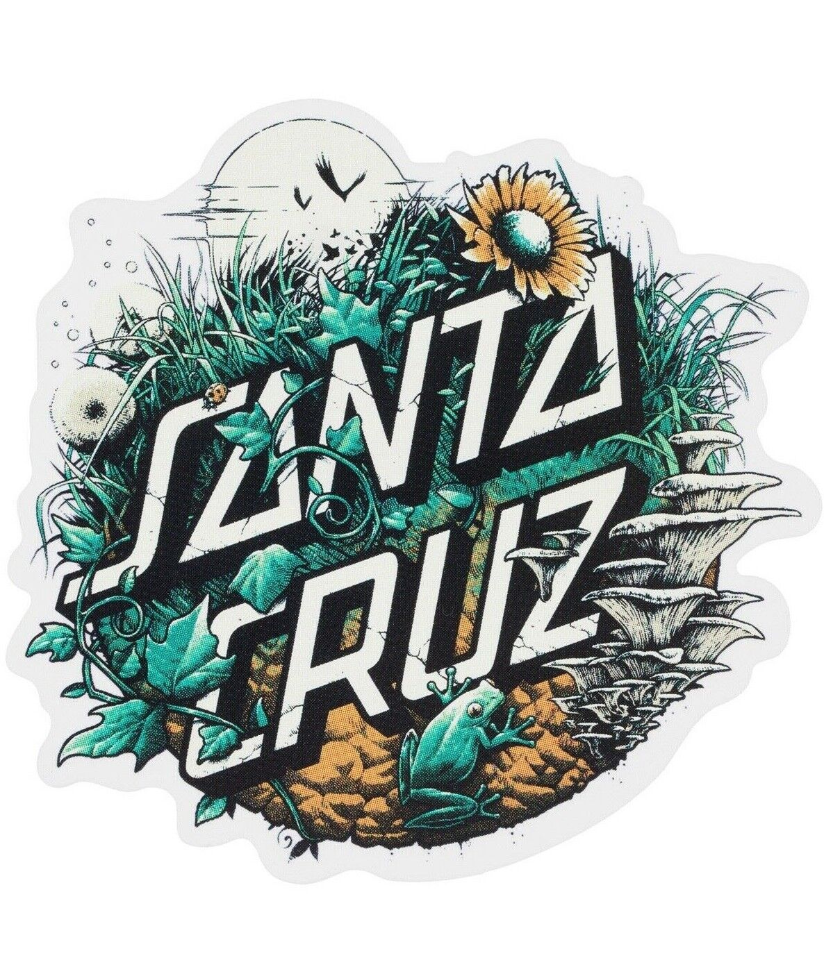 Sticker. Santa Cruz Nature Dot Skateboard