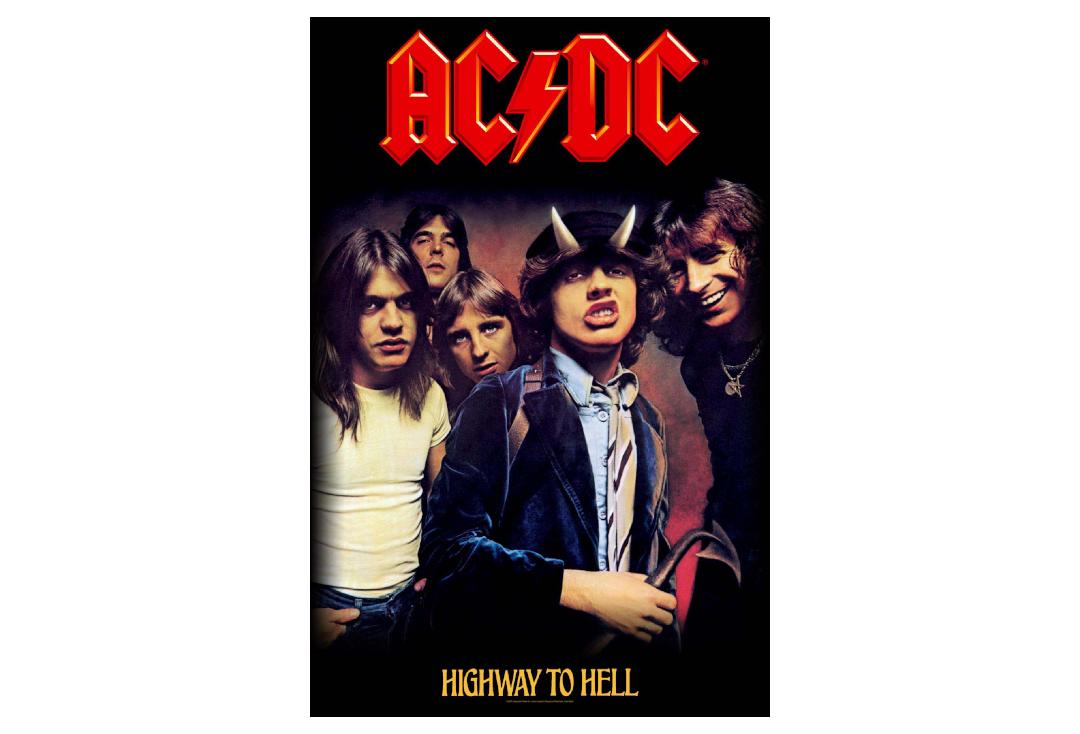 Highway To Hell Printed Textile Poster