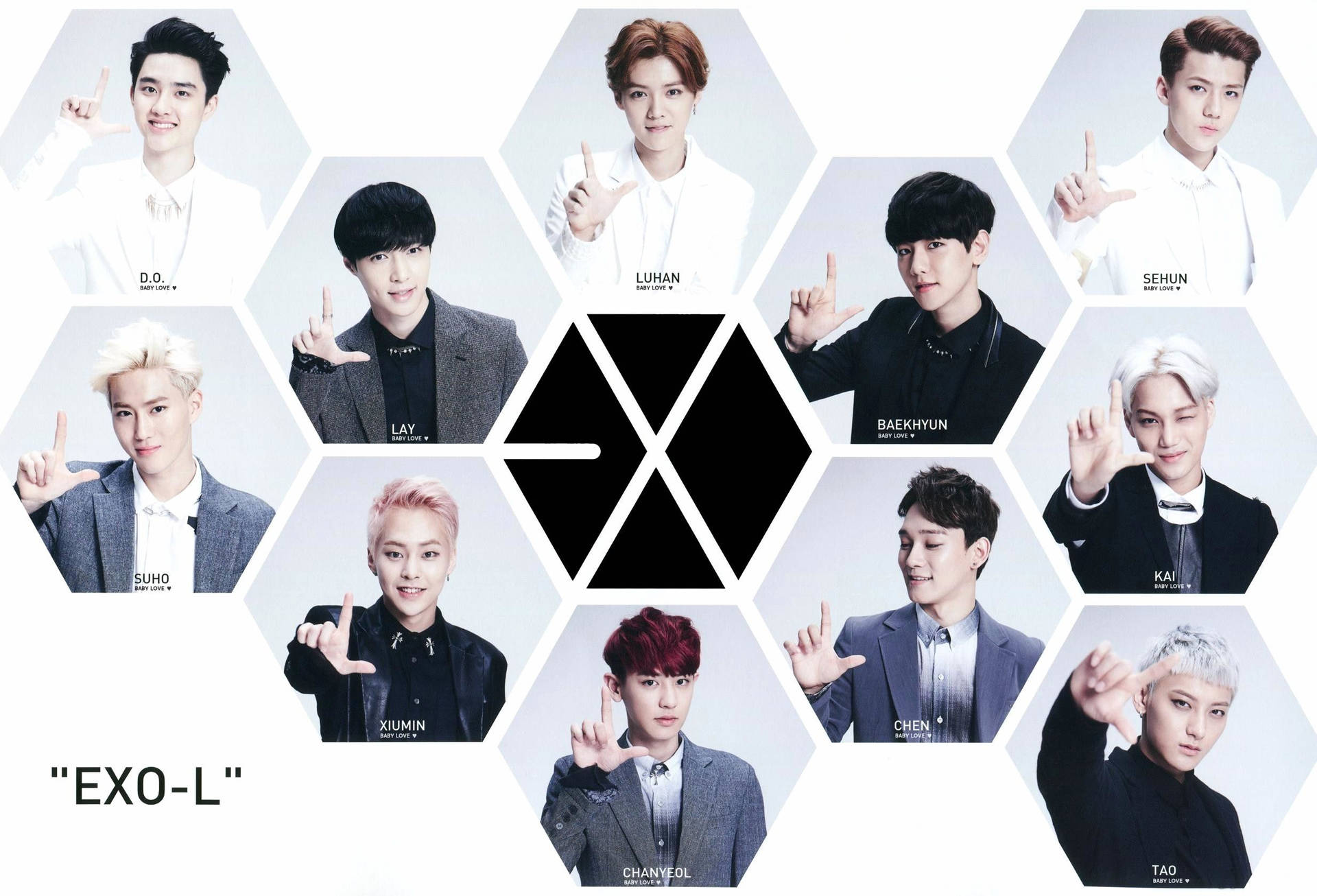 Aesthetic Hexagonal Exo Desktop