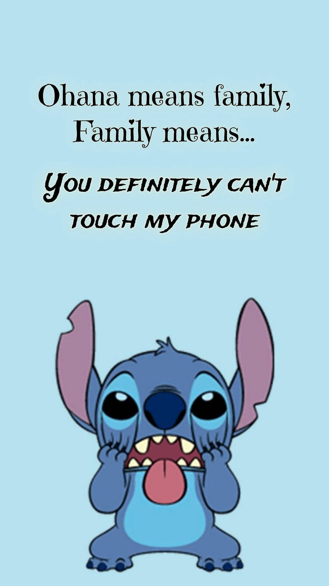 Stitch Phone HD Wallpaper