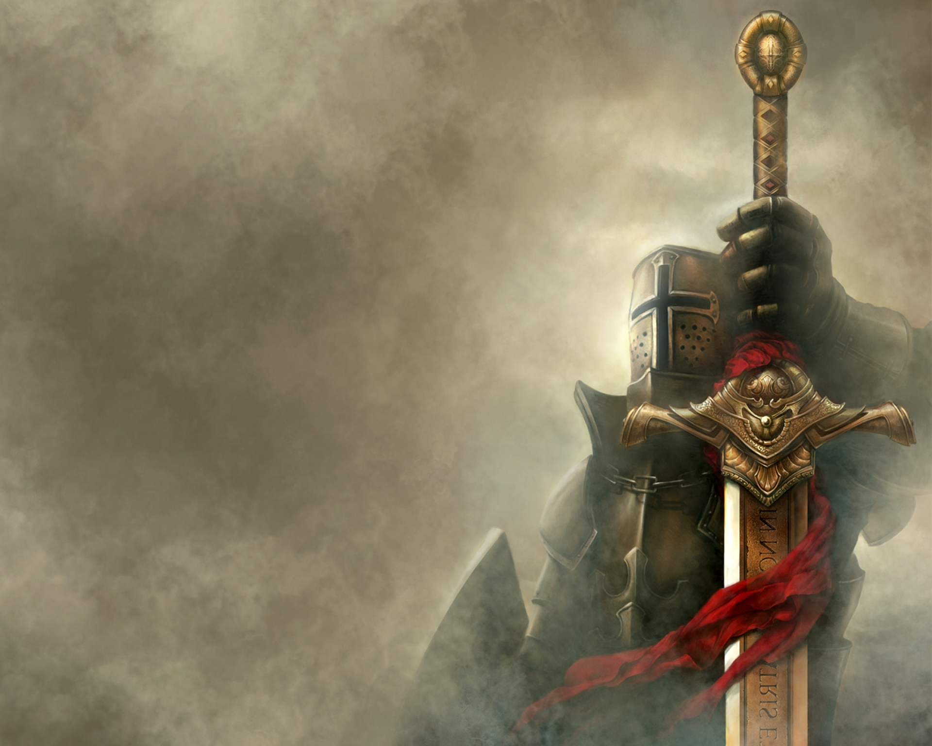 Fantasy Warrior Knight HD Wallpaper