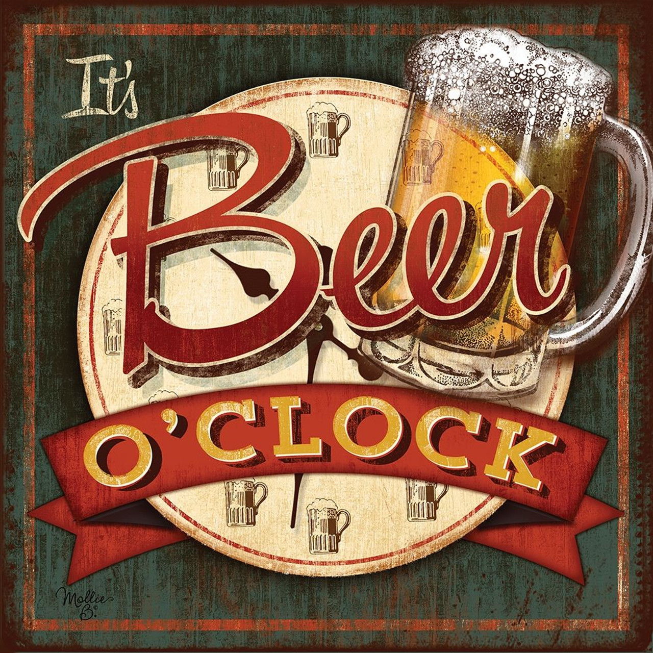 Beer Oclock Poster Print