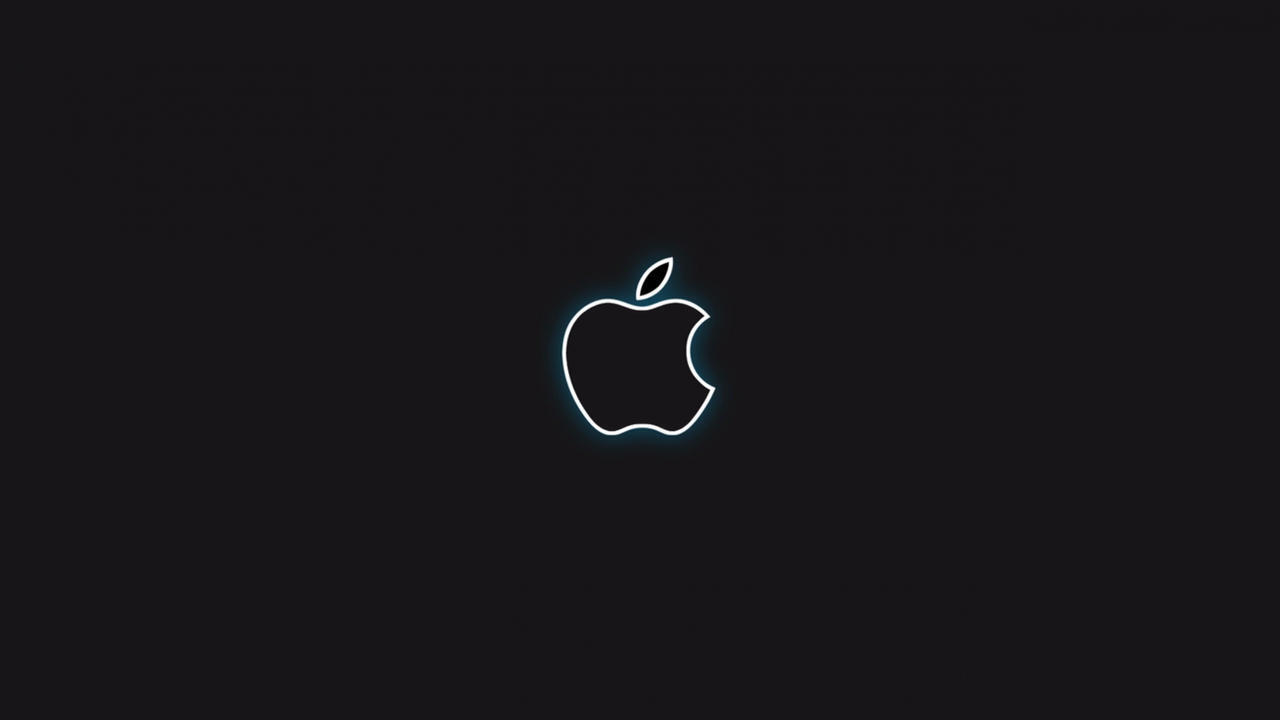 Air Wallpaper Glowing Apple Logo