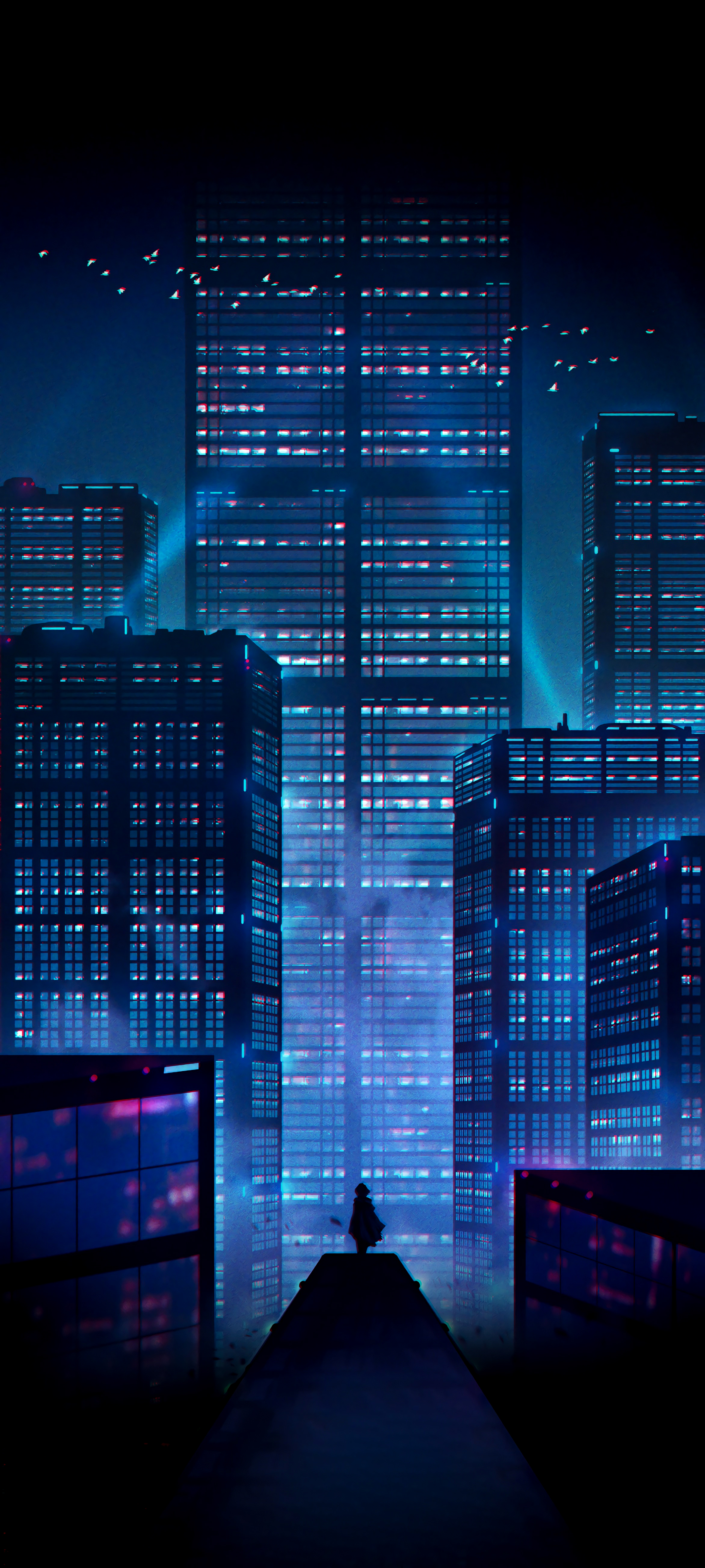Wallpaper 4K Phone: Cityscape Night