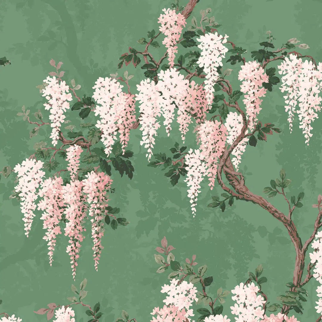 Wisteria Botanical Wallpaper