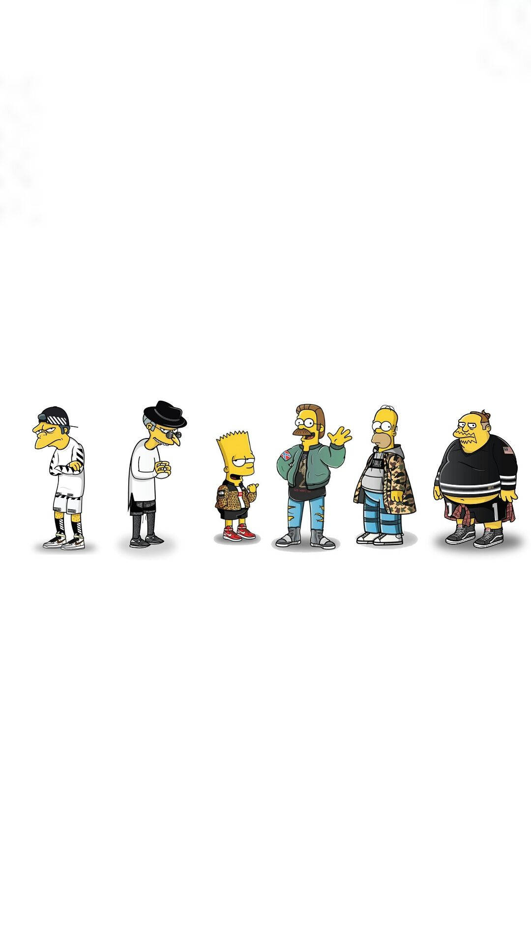 The Simpsons Characters Streetwear